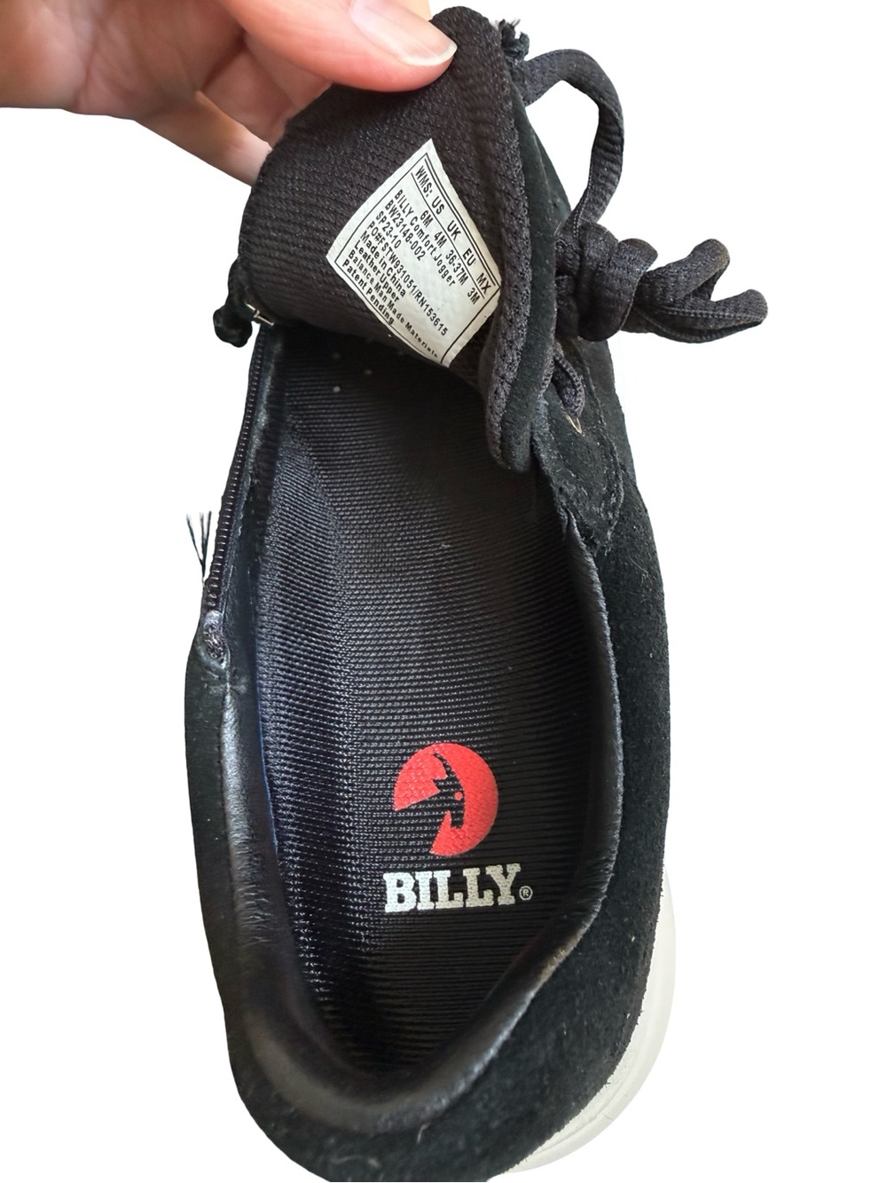 BILLY Comfort Jogger Sneakers 🖤 NWT Adaptive Zip Shoes Size 6